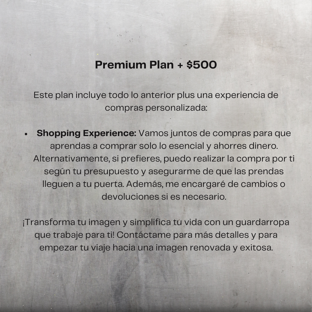 Asesoria de Imagen personalizada